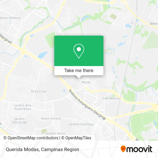 Querida Modas map