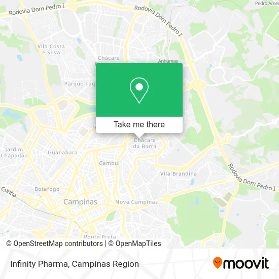Infinity Pharma map