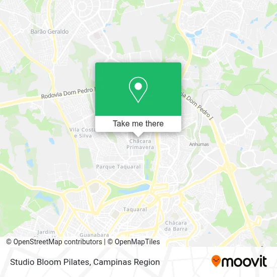 Studio Bloom Pilates map