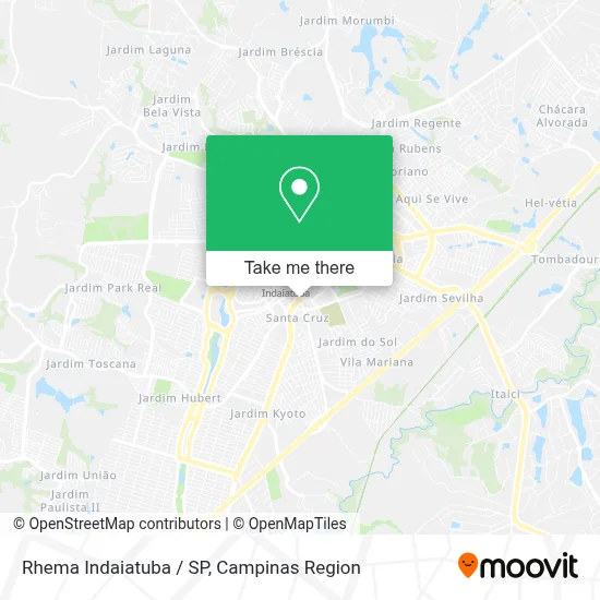 Rhema Indaiatuba / SP map