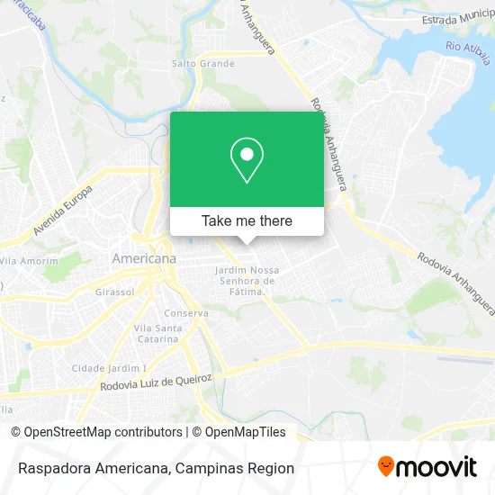 Raspadora Americana map