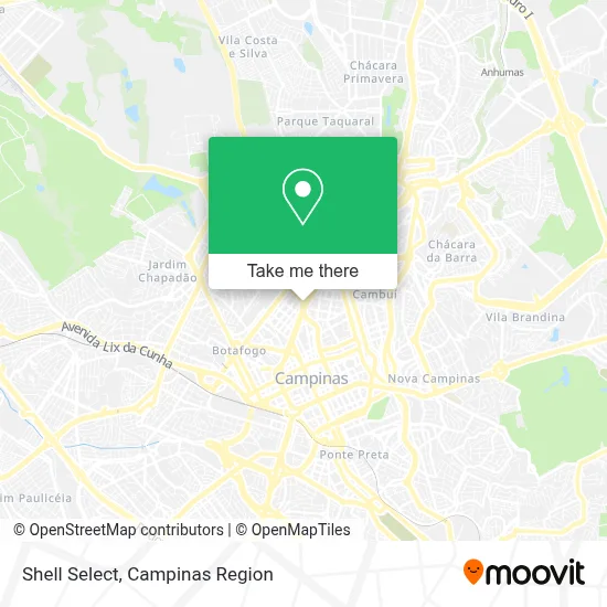 Shell Select map