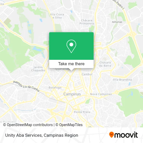 Unity Aba Services map