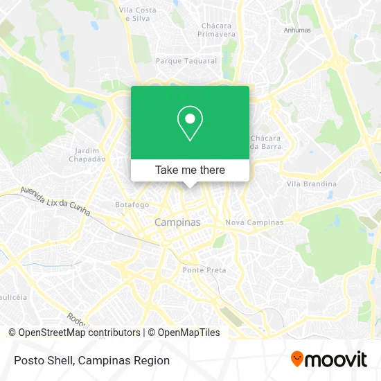 Posto Shell map