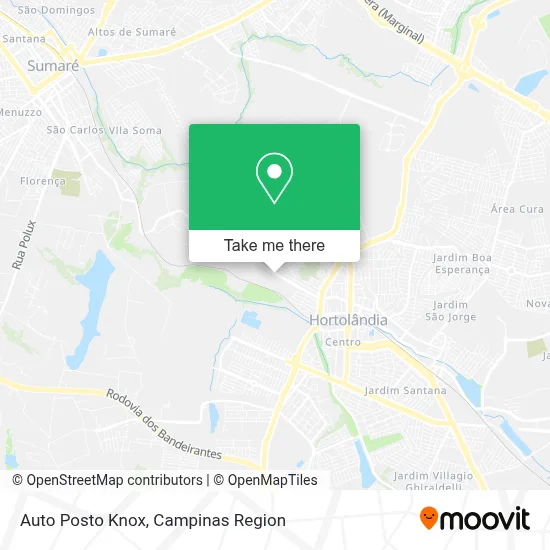 Auto Posto Knox map