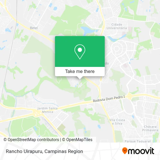 Rancho Uirapuru map
