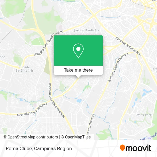 Roma Clube map