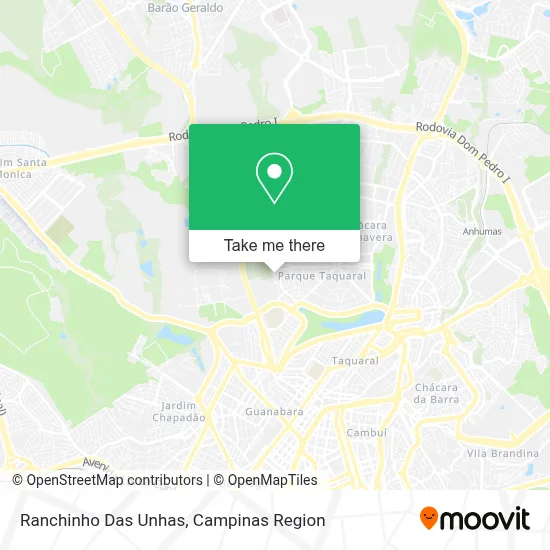 Ranchinho Das Unhas map