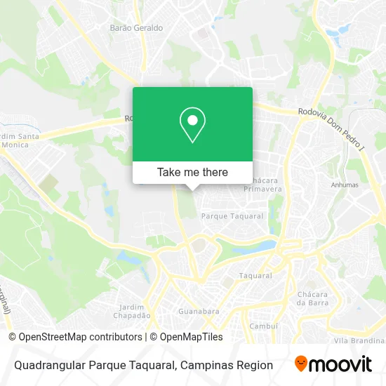 Quadrangular Parque Taquaral map