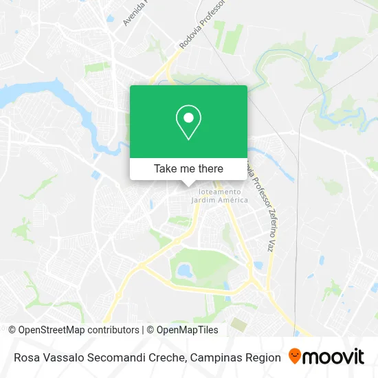 Rosa Vassalo Secomandi Creche map