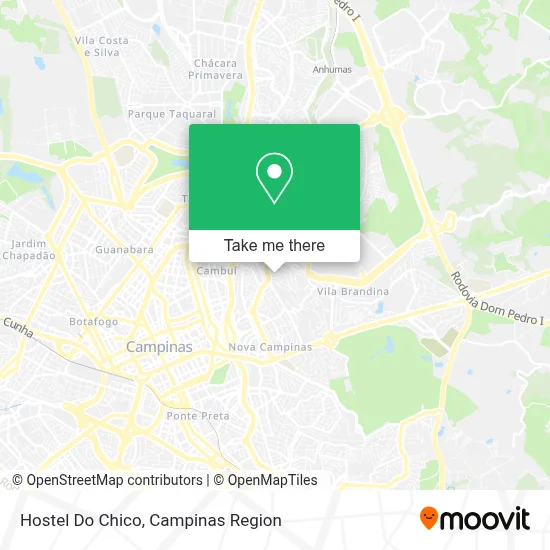 Hostel Do Chico map