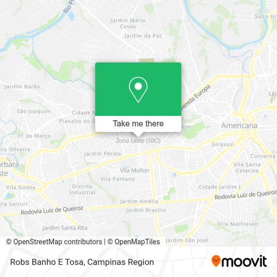 Robs Banho E Tosa map