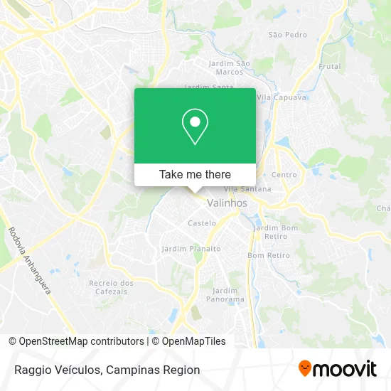 Raggio Veículos map