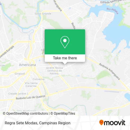 Regra Sete Modas map