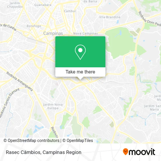 Rasec Câmbios map
