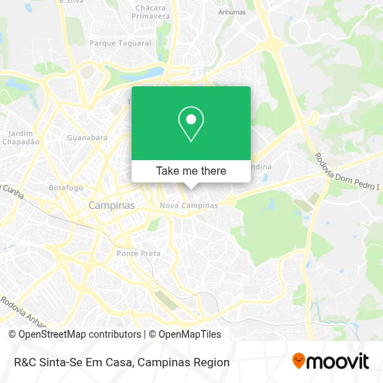 R&C Sinta-Se Em Casa map