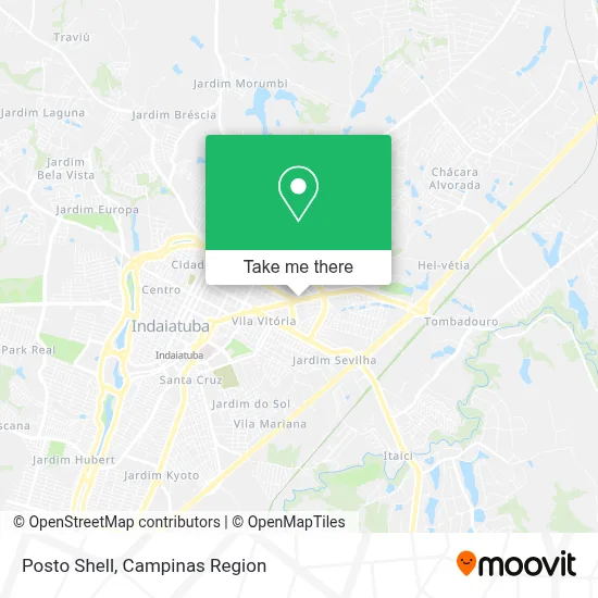 Posto Shell map