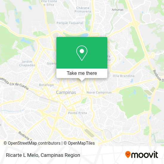 Ricarte L Melo map