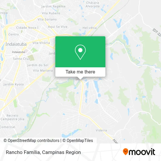 Rancho Família map