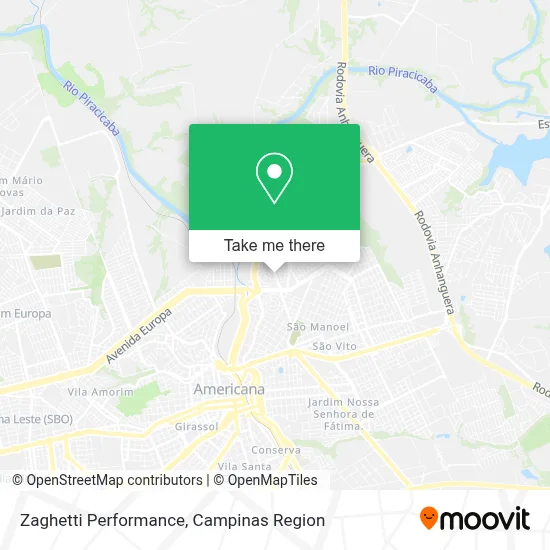 Zaghetti Performance map