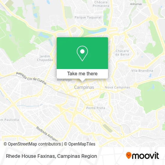 Rhede House Faxinas map