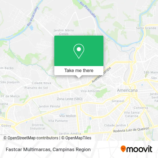 Fastcar Multimarcas map