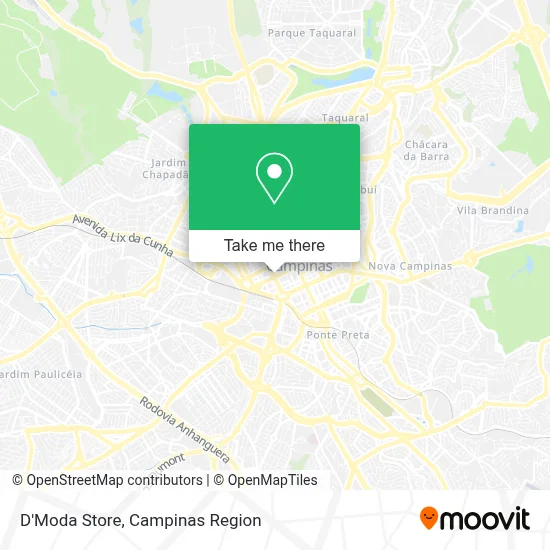 D'Moda Store map
