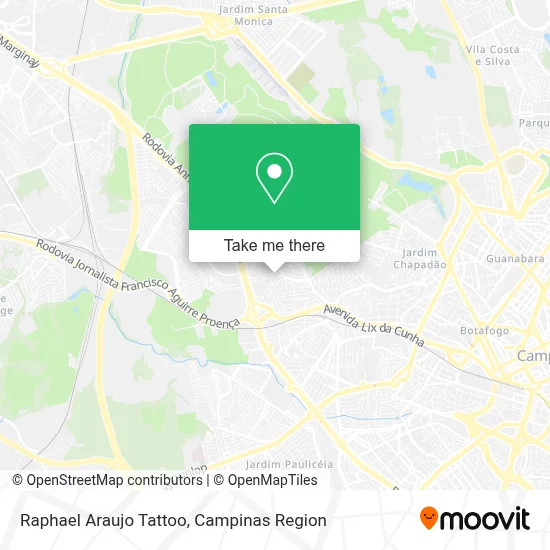 Raphael Araujo Tattoo map
