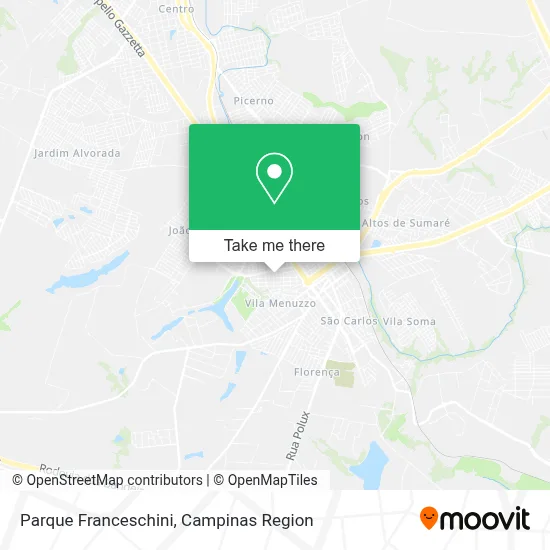 Parque Franceschini map