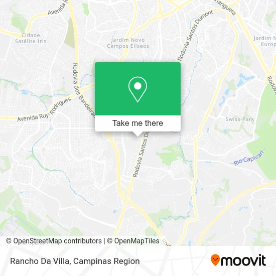 Rancho Da Villa map