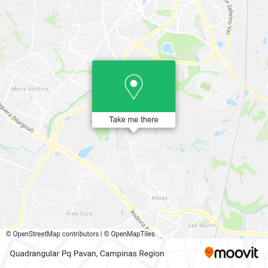 Quadrangular Pq Pavan map