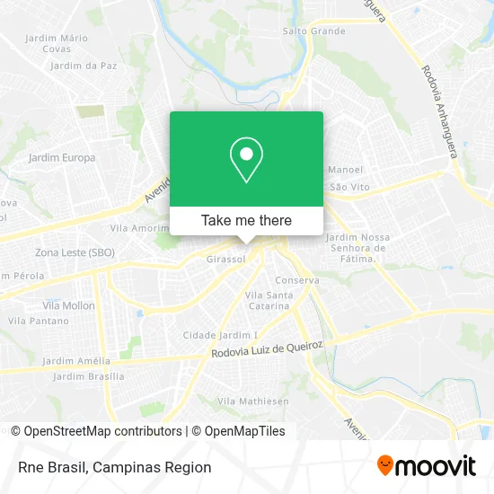 Rne Brasil map