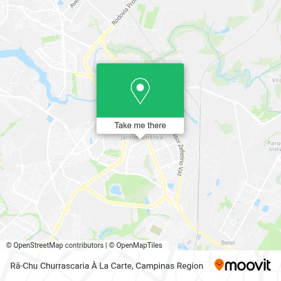 Rã-Chu Churrascaria À La Carte map