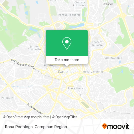 Rosa Podologa map