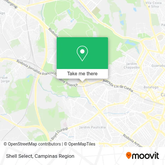 Shell Select map