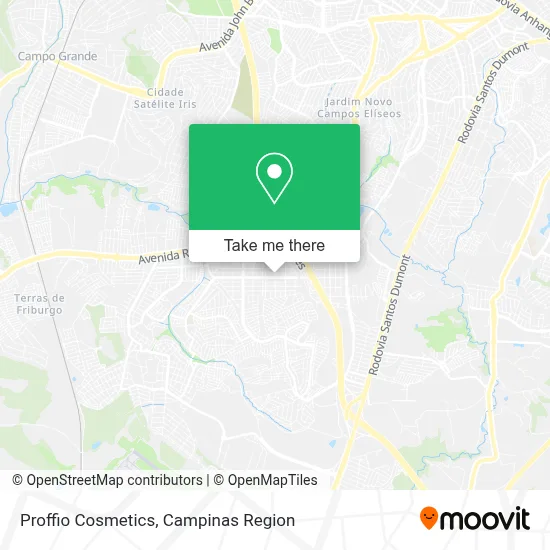 Proffio Cosmetics map