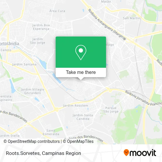 Roots.Sorvetes map