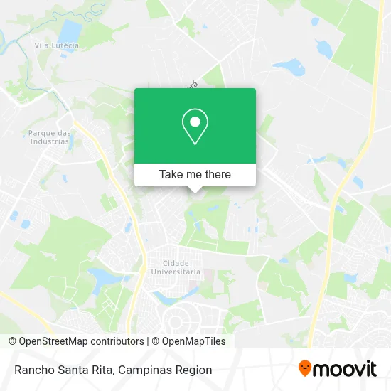 Rancho Santa Rita map
