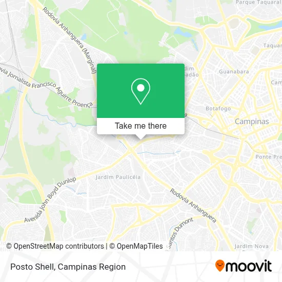 Posto Shell map
