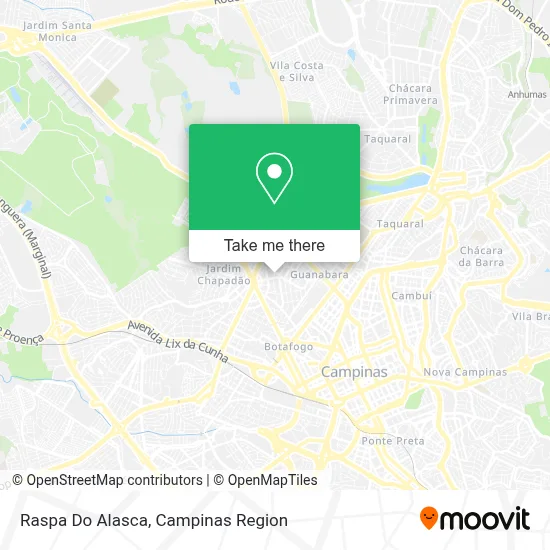 Raspa Do Alasca map