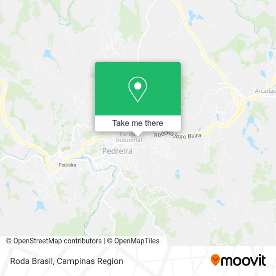 Roda Brasil map