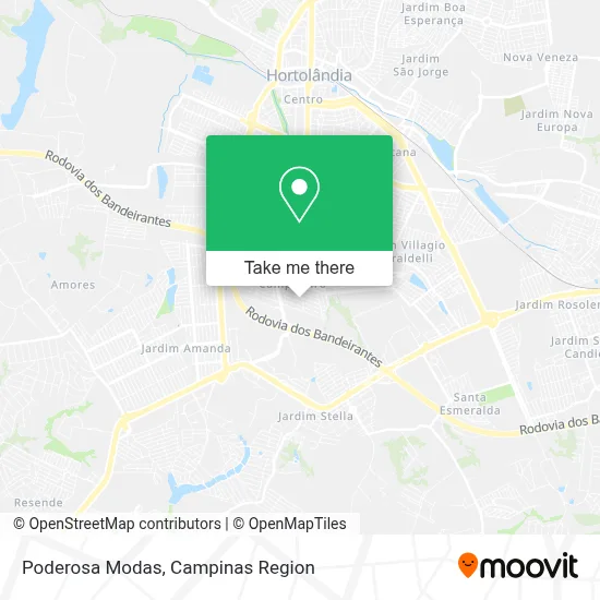 Poderosa Modas map
