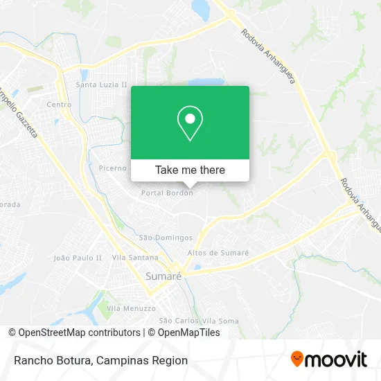 Rancho Botura map