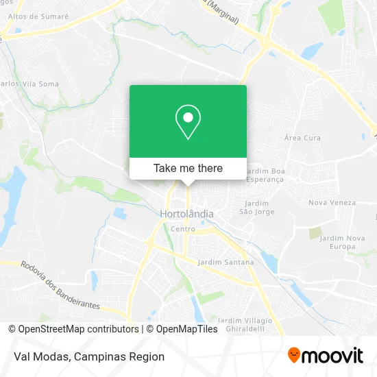 Val Modas map