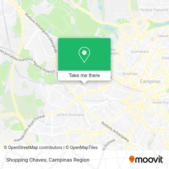 Shopping Chaves map
