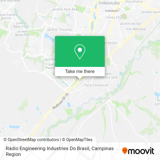 Rádio Engineering Industries Do Brasil map