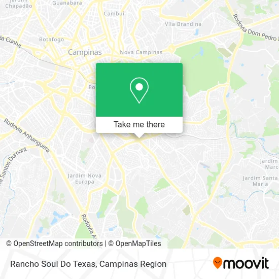 Rancho Soul Do Texas map