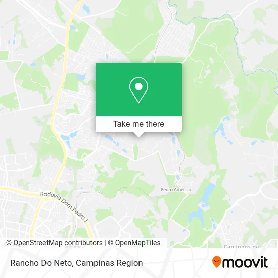 Rancho Do Neto map
