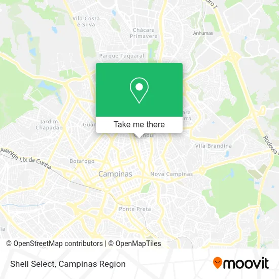Shell Select map
