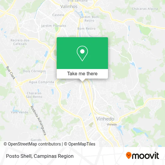 Posto Shell map